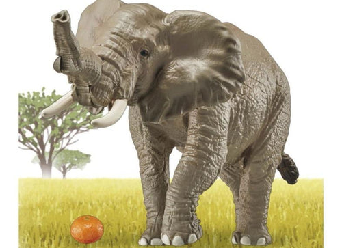 Load image into Gallery viewer, Takara Tomy ANIA AS - 02 African Elephant (w/orange) animal Action Figure
