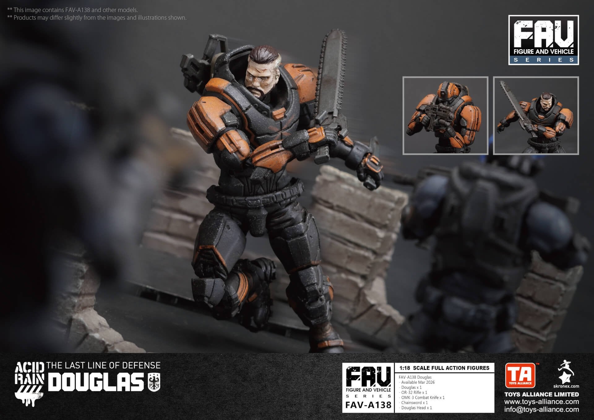 Acid Rain x Toy Alliance FAV-A138 Douglas Action Figure Set