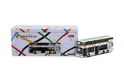 Load image into Gallery viewer, Tiny City Die-cast Model Car - 1/110 KMB BYD B12D &quot;Pound of You&quot; Bus (81C)
