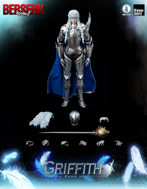 Load image into Gallery viewer, ThreeZero 1:6 BERSERK Griffith (Reborn Band of Falcon) Action Figure

