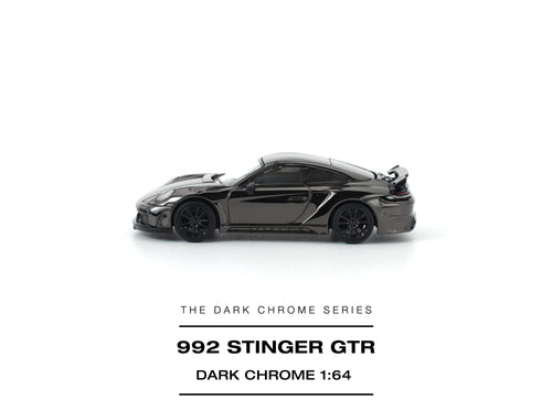 Load image into Gallery viewer, (Pre-order) POPRACE 1/64 STINGER GTR DARK CHROME Diecast Model Car
