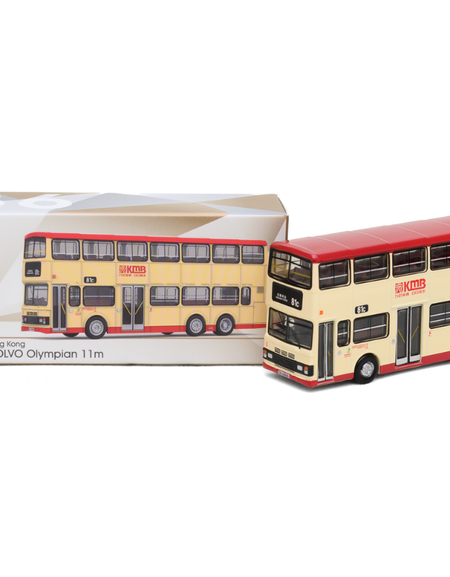 Tiny City Die-cast Model Car 1/110 - KMB VOLVO Olympian 11m (81C) Bus