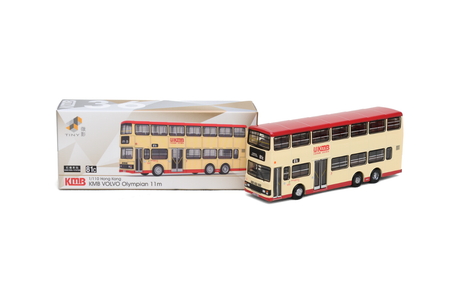 Tiny City Die-cast Model Car 1/110 - KMB VOLVO Olympian 11m (81C) Bus