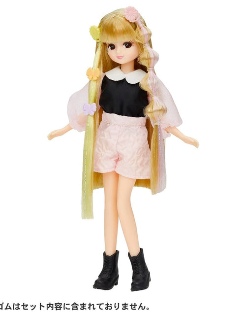 Load image into Gallery viewer, Takara Tomy Licca Hair Extensions Licca-chan Fav Pink Deluxe DX Set
