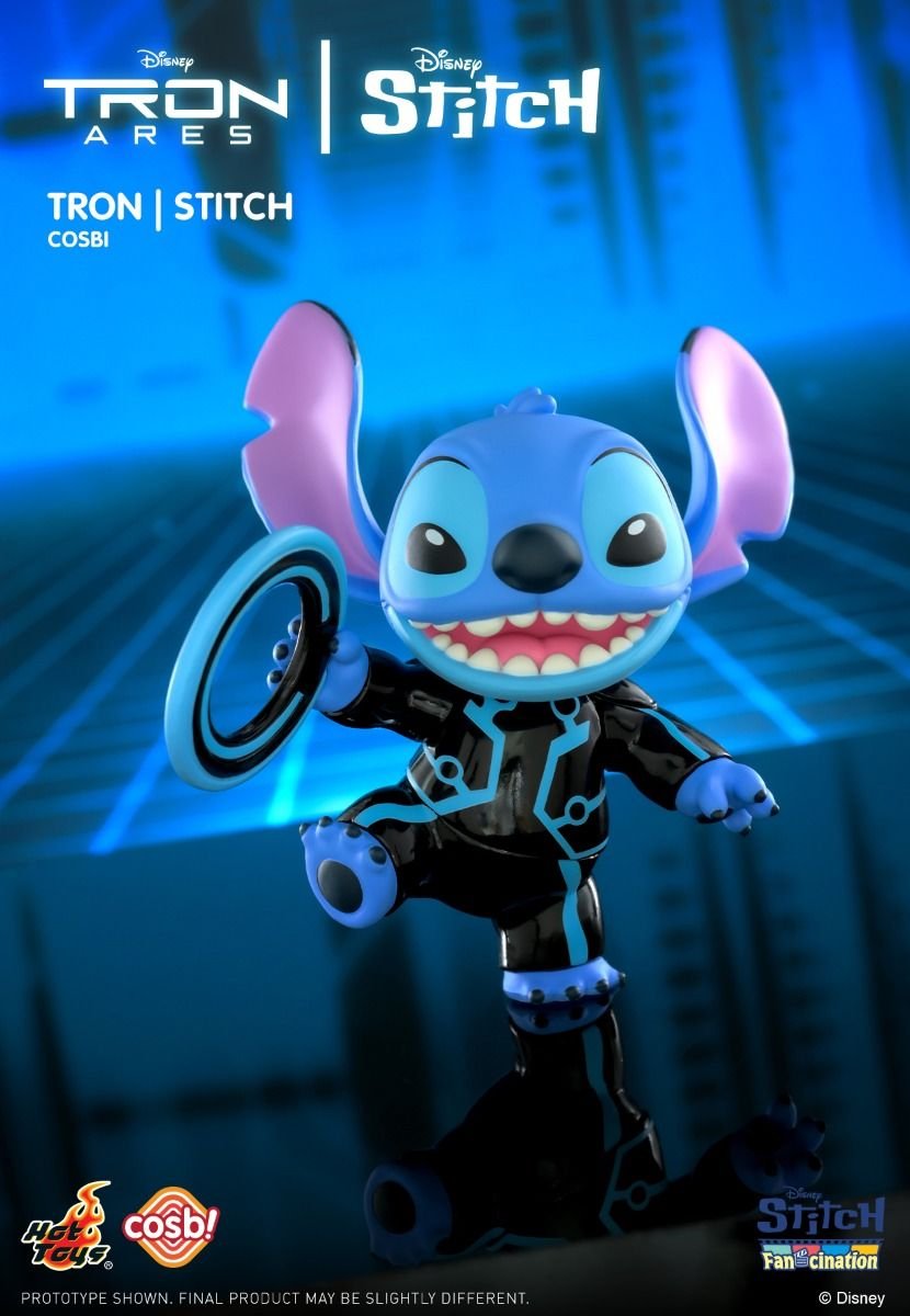 Hot Toys Disney Tron Stitch Cosbi Collection Full Set of 4 (8pcs Box Set)CBX327