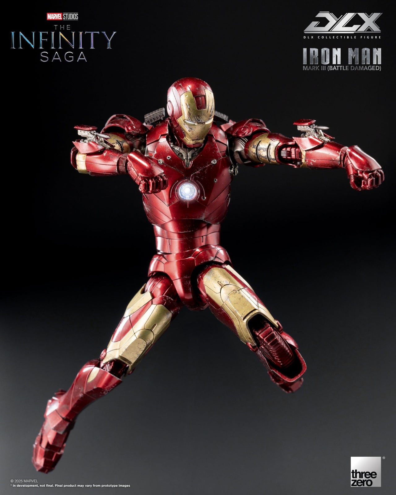 ThreeZero  Marvel The Infinity Saga DLX Iron Man Mark 3 (Battle Damaged ver.)