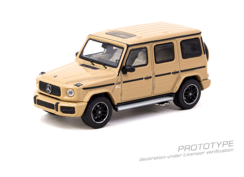 Load image into Gallery viewer, Tarmac Works 1/64 Mercedes-AMG G 63 Brown Model Car

