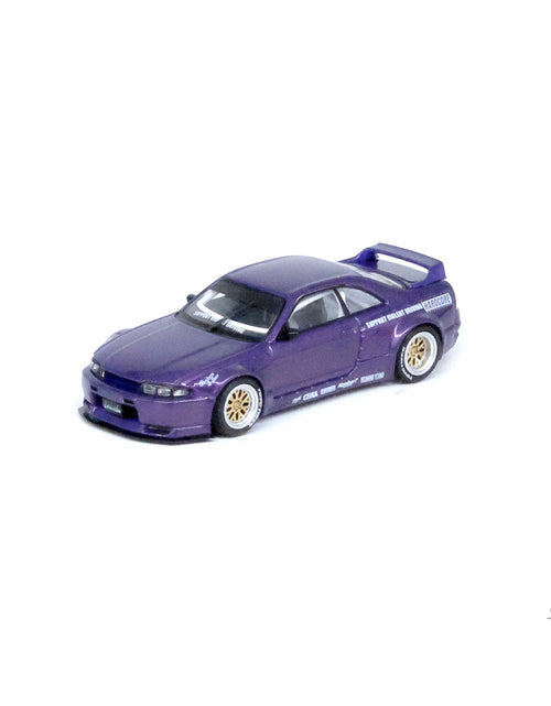 Load image into Gallery viewer, INNO64 1/64 NISSAN SKYLINE GT-R (R33) &quot;PANDEM ROCKET BUNNY&quot; Purple
