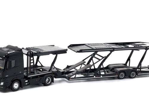 Load image into Gallery viewer, Tiny City - Mercedes-Benz Actros MP5 Transporter (Black) Model car
