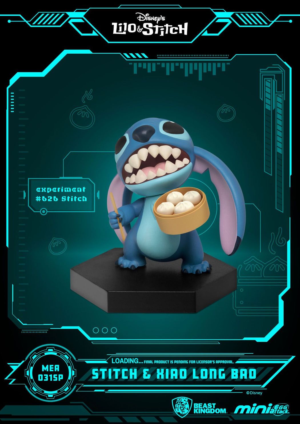 Beast Kingdom MEA-031SP Stitch Series Asian Cuisine 2 pack Diorama Statue