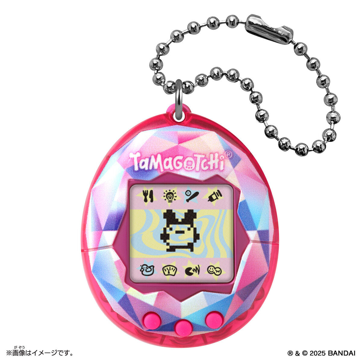 Bandai Tamagotchi Pink Treasure Jewel GEN2 Electronic Pet Game Toy For Children