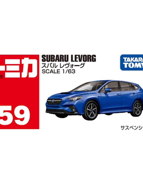 Load image into Gallery viewer, Takara Tomy Tomica No.59 Subaru Levorg 1/63 Mini Diecast Toy Car
