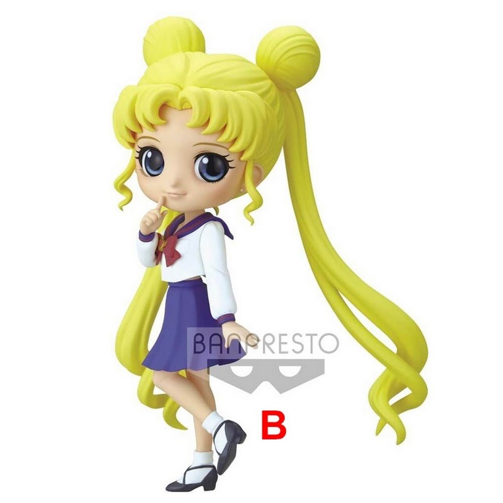 Banpresto Q posket Sailor Moon Eternal Tsukino Usagi School Uniforms Ver B