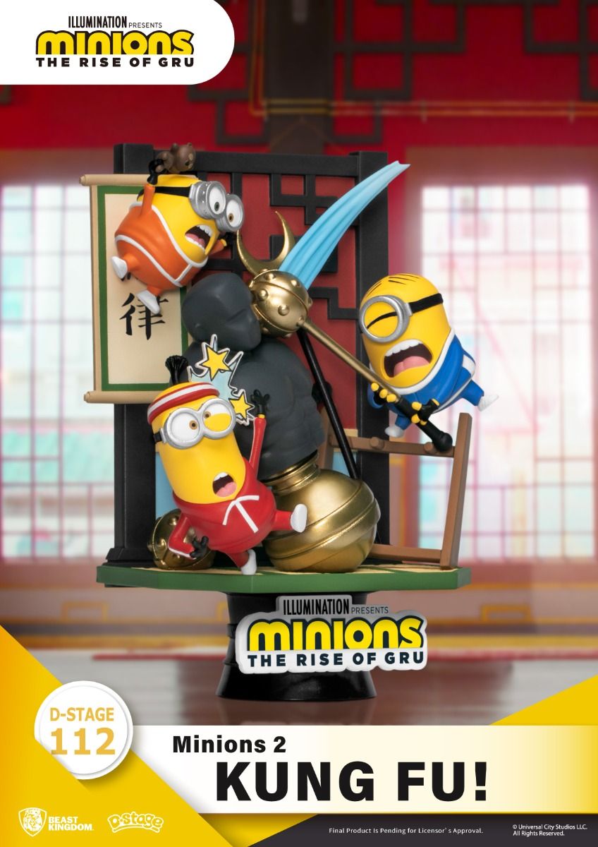 Beast Kingdom Diorama Stage-112 - Minions 2 - Kung Fu!