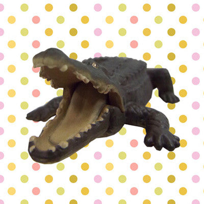 Takara Tomy ANIA AS-08 ANIMAL Nile Crocodile Mini Action Figure Educational Toy