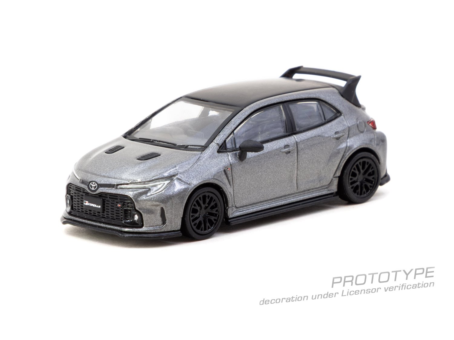 Tarmac Works Toyota GR Corolla Grey 1/64 Diecast Model Car