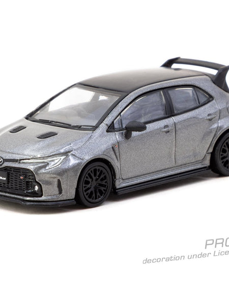 Tarmac Works Toyota GR Corolla Grey 1/64 Diecast Model Car