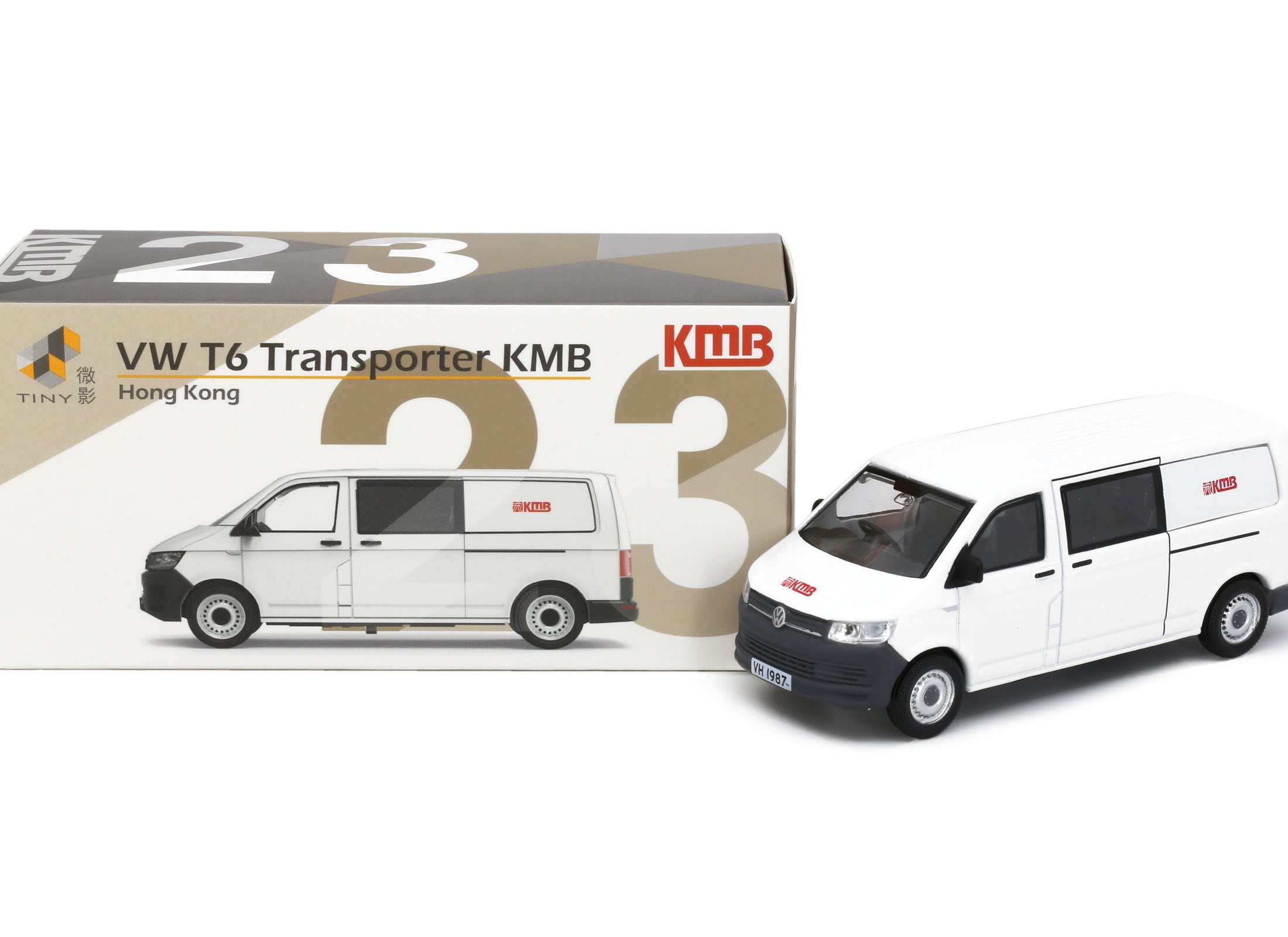 Tiny City KMB23 1:64 Die-cast Model Car - Volkswagen T6 Transporter KMB