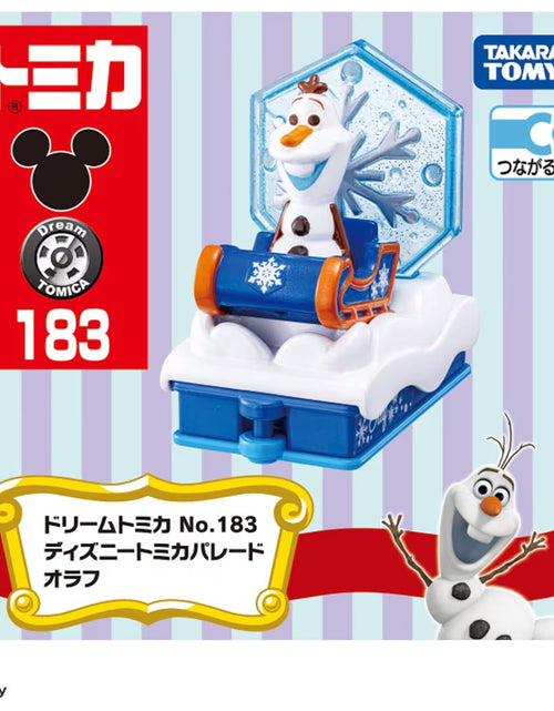 Load image into Gallery viewer, Takara Tomy Dream Tomica No.183 Disney Tomica Parade Snowman Car
