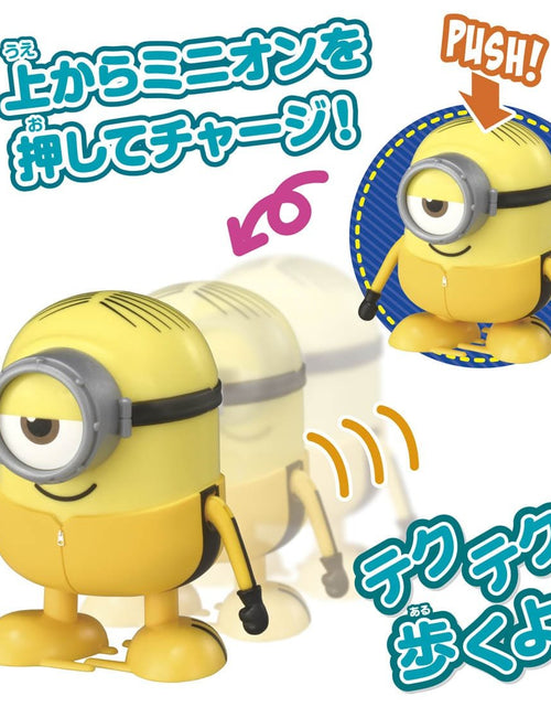 Load image into Gallery viewer, Takara Tomy &quot;Minions 2&quot; Toy - Push N Go Dance Action Stuart
