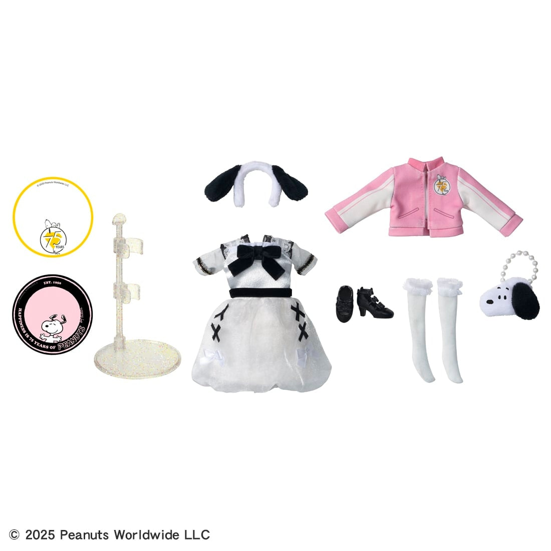 Takara Tomy Licca Rika-chan Photogenic PEANUTS 75years Anniversary Snoopy Style