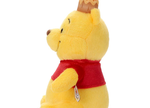 Load image into Gallery viewer, Takara Tomy Arts Disney Winnie the Pooh 100th Annivers. Red Shirt Plush S Crown
