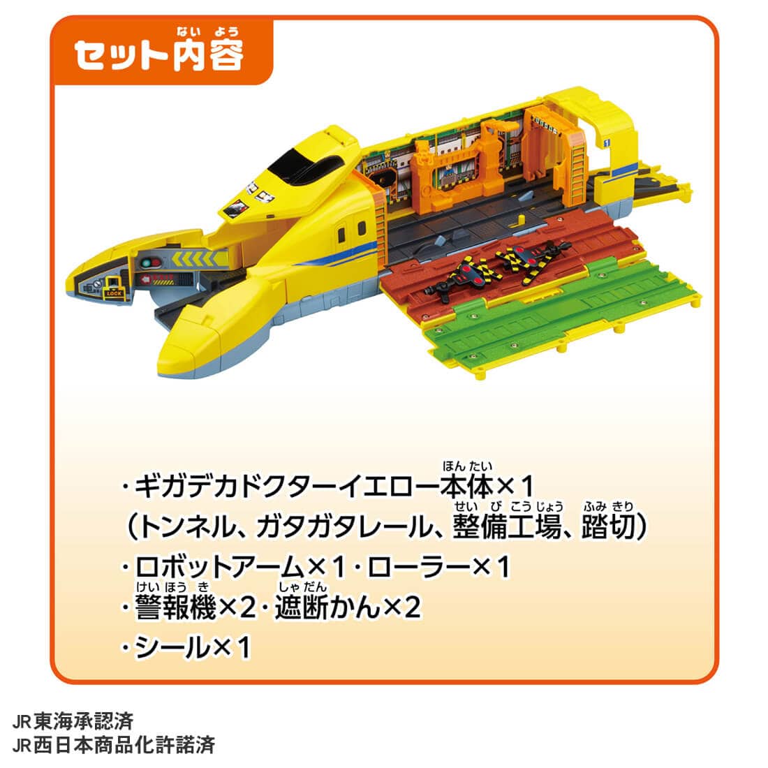 Takara Tomy PLA-SET Plarail Set - It Move! Transform! Giga Size Doctor Yellow