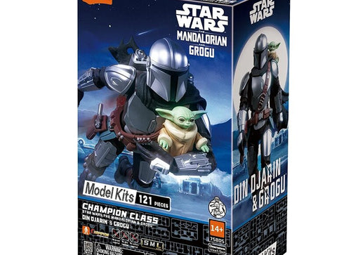 Load image into Gallery viewer, Blokees Star Wars The Mandalorian &amp; Grogu CC05 Series - Din Djarin &amp; Grogu
