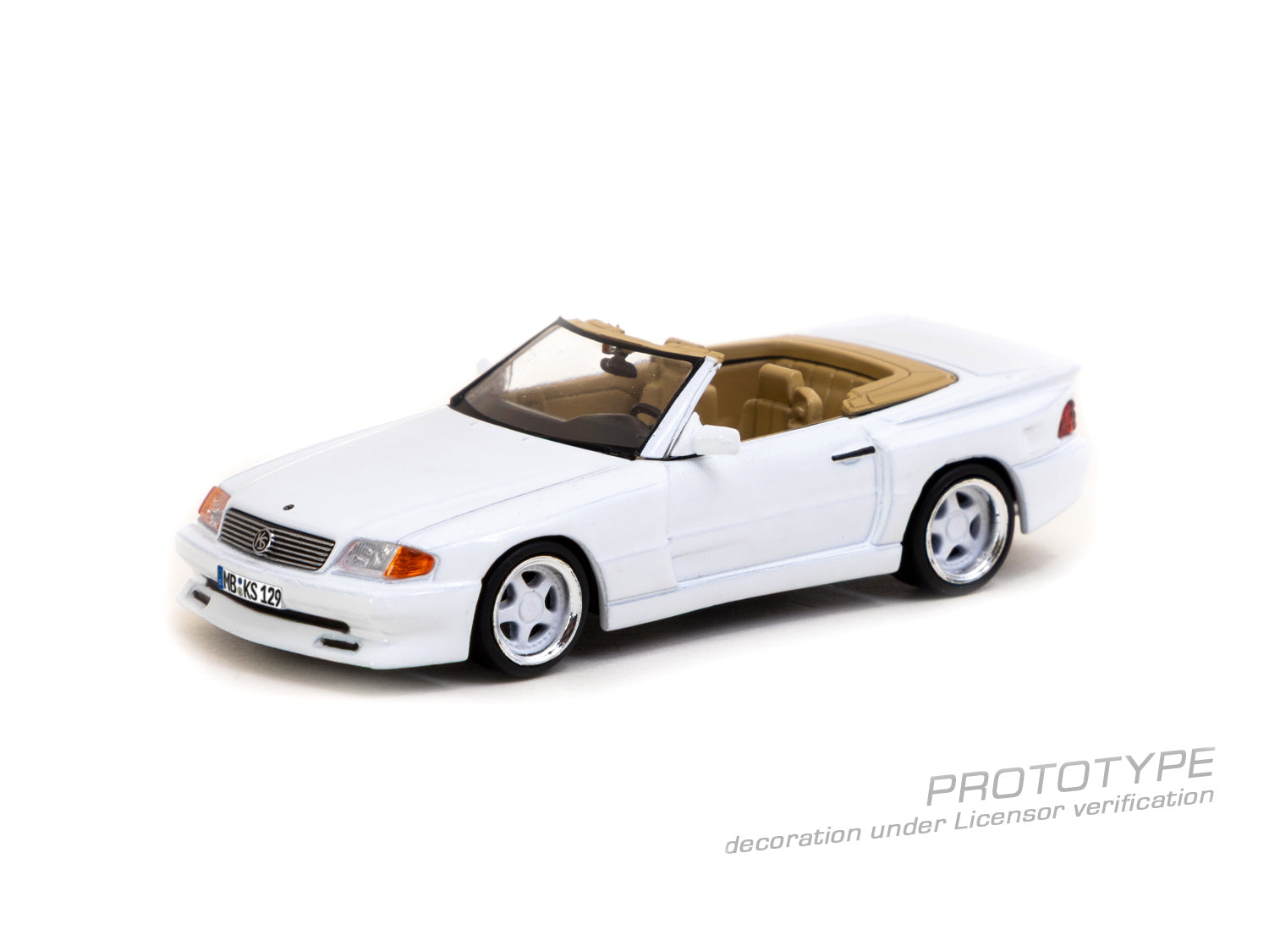 Tarmac Works 1/64 Mercedes-Benz SL 500 Koenig Specials White