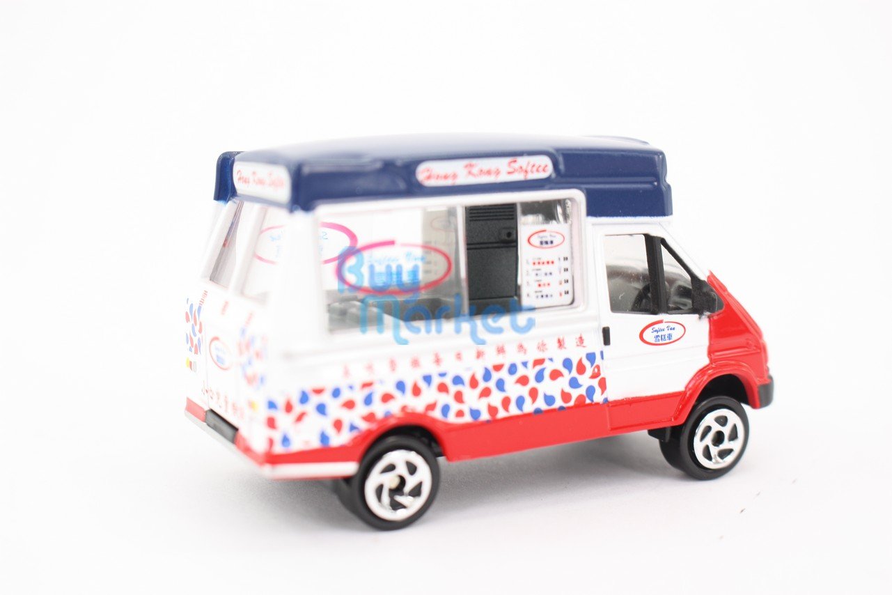 TINY Hong Kong City Culture HK #06 Ice Cream Van Deicast Model Toy Car White