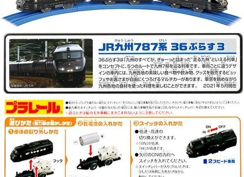 Load image into Gallery viewer, Takara Tomy Plarail Toy Train Series - J.R. Kyushu Series 787 36 Plus 3
