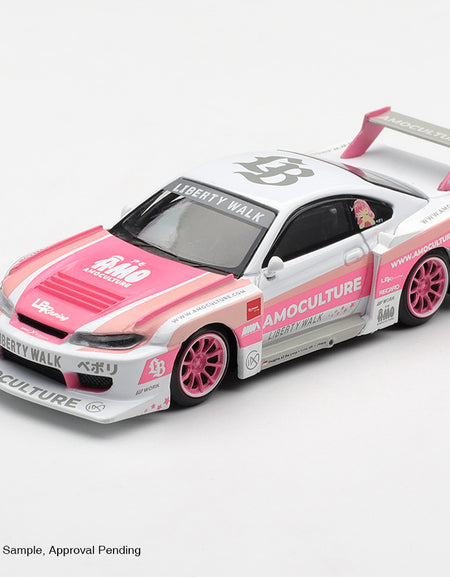 (Pre-order) Mini GT #1239 Nissan SILVIA (S15) LB-Super Silhouette AMOCULTURE Car