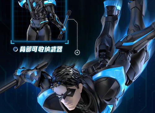Load image into Gallery viewer, Blokees DC Champion class 03 Nightwing 1:12 Model Kit Figure 15cm
