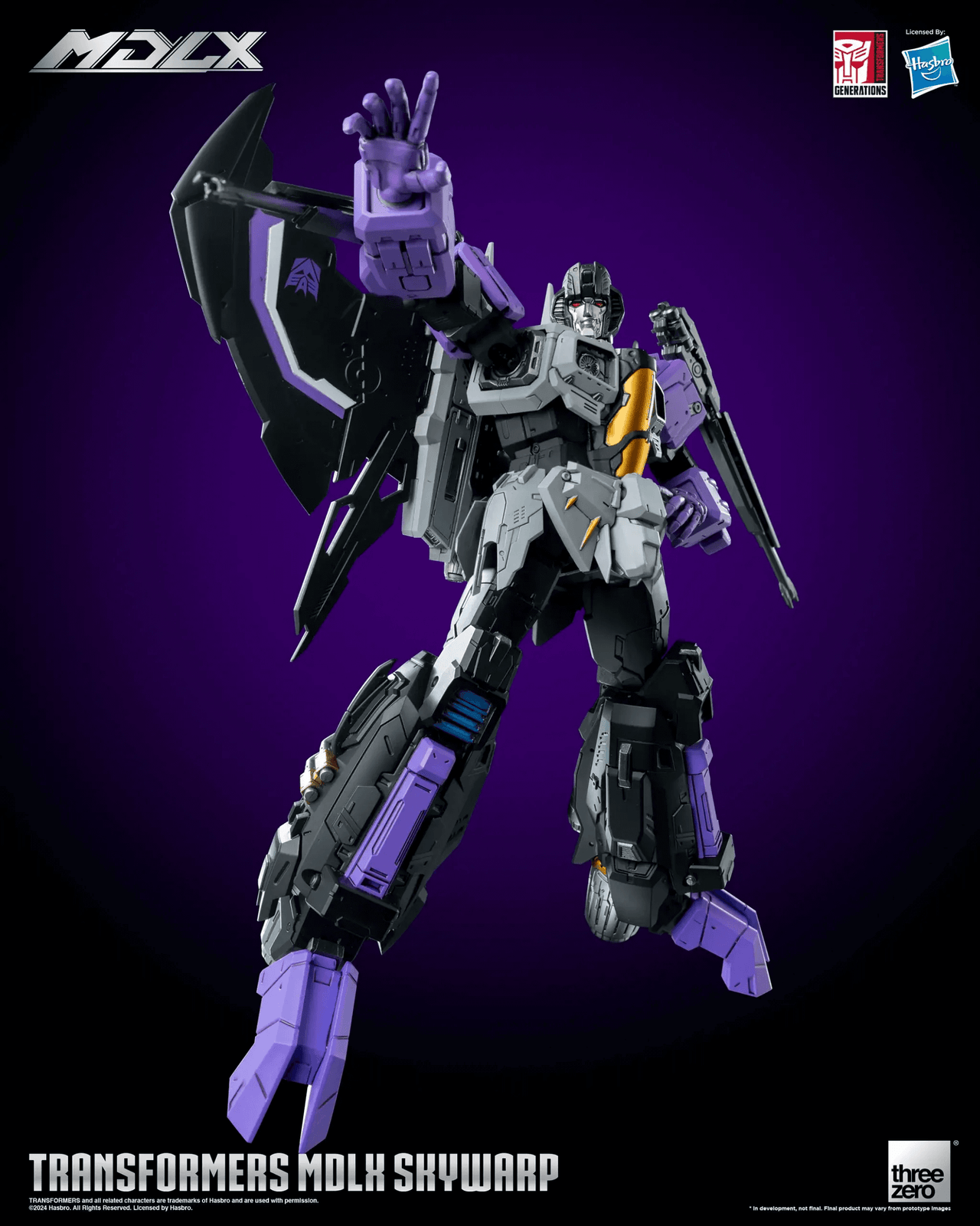 Threezero Transformers MDLX Action Figure Skywarp 20 CM