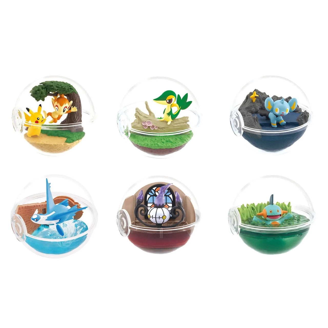 RE-MENT Pokemon Terrarium Collection #12 (full set of 6pcs)