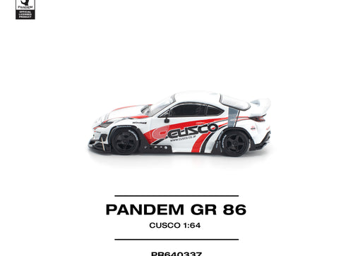 Load image into Gallery viewer, (Pre-order) POPRACE 1/64 PANDEM GR86 - CUSCO Diecast Model Car
