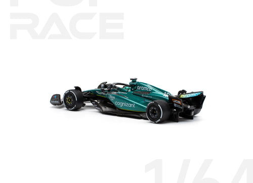 Load image into Gallery viewer, (Pre-order) POPRACE 1/64 ASTON MARTIN AMR23 LANCE STROLL Diecast Model Car

