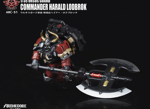 Load image into Gallery viewer, Toys Alliances ARCHECORE ARC-51 URSUS GUARD Commander Harald Lodbrok Figure
