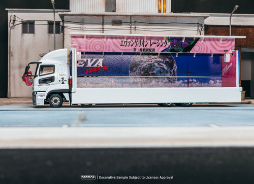 Load image into Gallery viewer, (Pre-order) Tarmac Works 1/64 Mitsubishi Fuso Super Great EVA Racing Truck
