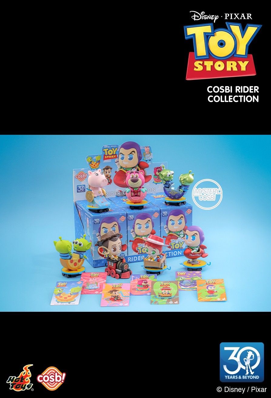 Hot Toys Toy Story Cosbi Rider Bobble-Head Figure Collection (Set of 6)