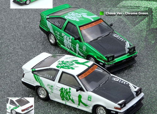 Load image into Gallery viewer, INNO64 1/64 TOYOTA SPRINTER TRUENO AE86 "KEIICHI TSUCHIYA"
