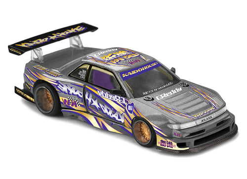 Load image into Gallery viewer, Kaido House X Mini GT Nissan Silvia S13-R KAIDO DRIFT V1 #KHMG235
