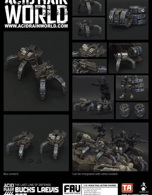 Load image into Gallery viewer, TOYS ALLIANCE x Acid Rain FAV-A101 Bucks Laevis Set Action Figure
