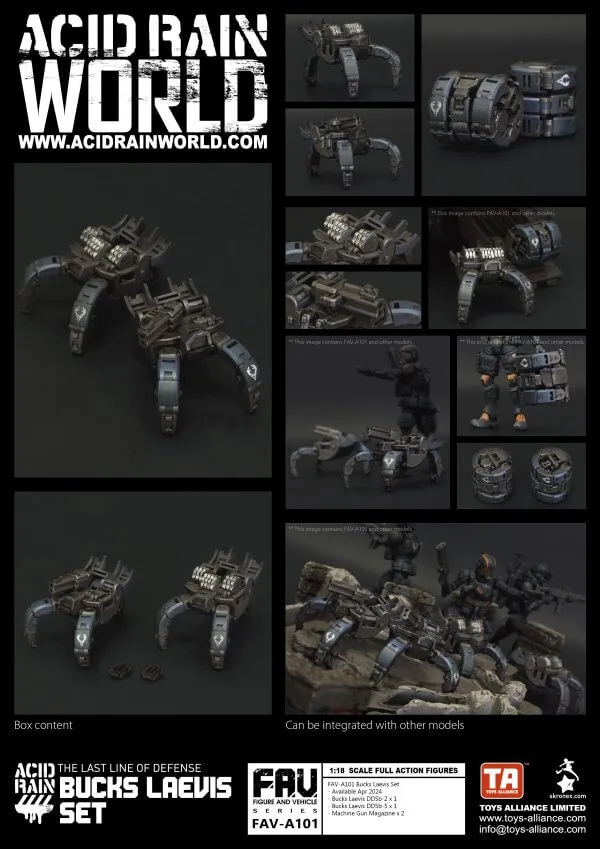 TOYS ALLIANCE x Acid Rain FAV-A101 Bucks Laevis Set Action Figure