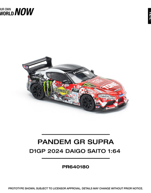 Load image into Gallery viewer, POPRACE 1/64 PANDEM GR SUPRA D1GP 2024 DAIGO SAITO Model Car
