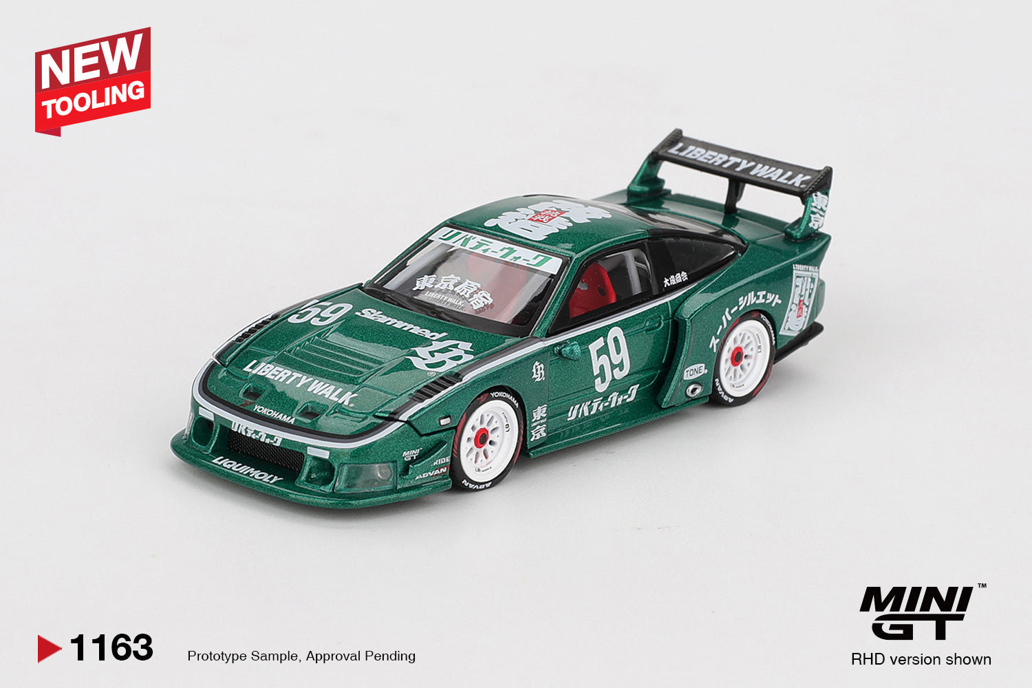 (Pre-order) MINI GT #1163 Nissan LB-Super Silhouette 180SX 2026 TAS Model Car