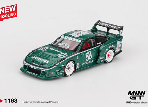 Load image into Gallery viewer, (Pre-order) MINI GT #1163 Nissan LB-Super Silhouette 180SX 2026 TAS Model Car
