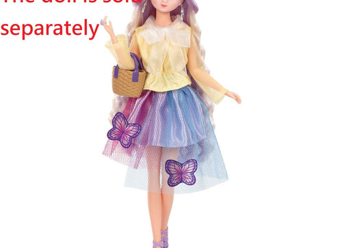 Load image into Gallery viewer, Takara Tomy Licca Chan Doll Dress - Papillon Picnic Dress with accessories Set
