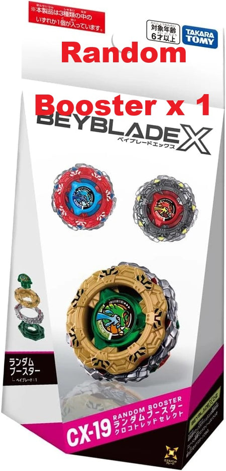 Takara Tomy Beyblade X CX-19 Random Booster CrocoTread Select (x1)
