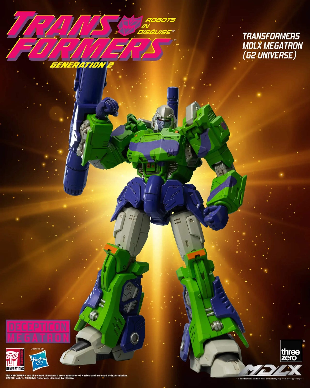 Threezero MDLX Action Figure - Transformers Megatron (G2 Universe)